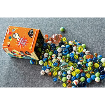 Neato! Classics 160 Marbles In A Tin Box for Kids