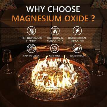 COSIEST Outdoor Propane Fire Pit Coffee Table w Dark Bronze 40.5-inch Round Base Patio Heater, 50,000 BTU Stainless Steel Burner, Wind Guard, Fire Glass, Rain Cover (Amber Yellow fire Glass)