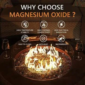 COSIEST 40.5-Inch Propane Fire Pit Coffee Table for Outdoors