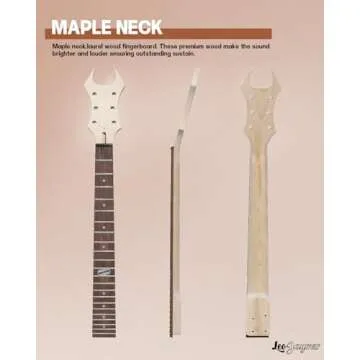 Leo Jaymz DIY Electric Guitar Kits with Mahogany Body