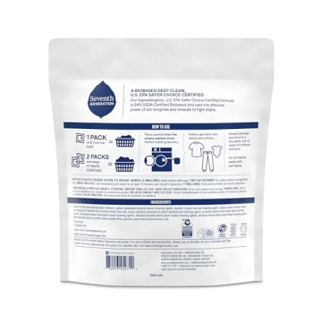 Seventh Generation Laundry Detergent Packs for Sensitive Skin