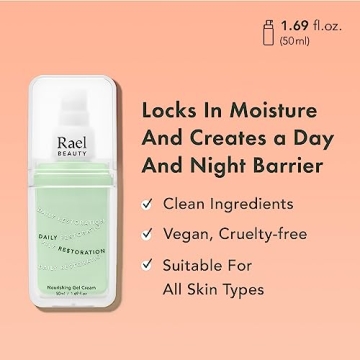 Rael Face Moisturizer Gel-Cream for Hydration and Glow