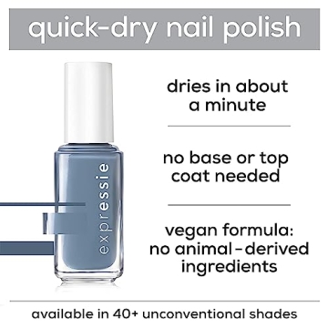 essie Quick-Dry Vegan Nail Polish Top Coat for Radiant Nails