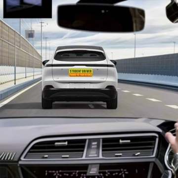 Student Driver Magnet - Reflective & Reusable Stickers