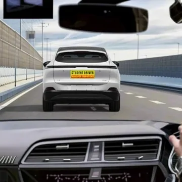 Student Driver Magnet - Reflective & Reusable Stickers