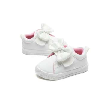 GENGASUN Toddler Girl's Bowknot Lightweight Sneakers