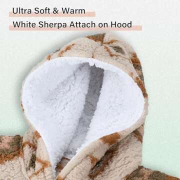 Catalonia Southwestern Aztec Oversized Wearable Blanket Hoodie Sweatshirt, Comfortable Sherpa Lounging Pullover for Adults, Gift for Her