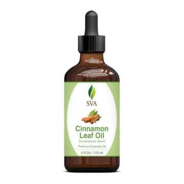 SVA Cinnamon Leaf Essential Oil for Aromatherapy and Skin