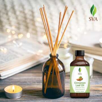 SVA Cinnamon Leaf Essential Oil for Aromatherapy and Skin