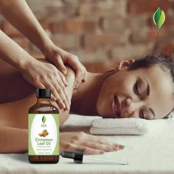 SVA Cinnamon Leaf Essential Oil for Aromatherapy and Skin
