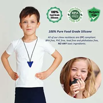 Durable Sensory Chew Necklaces for Kids and Adults