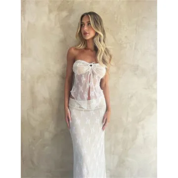 Zempertoopa Y2K Maxi Skirt Set for Stylish Summer Dress