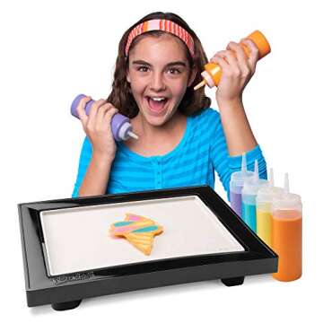 Presto 07080 PanGogh Cool Touch, Electric griddle, ideal size for small families, includes batter bo...