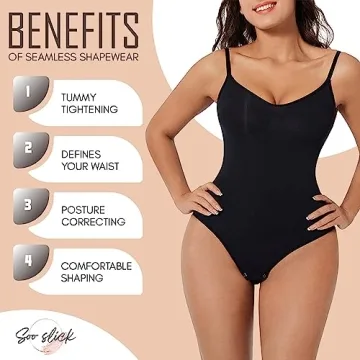 Women's Full Body Shapewear - Sculpting Suit with Comfort