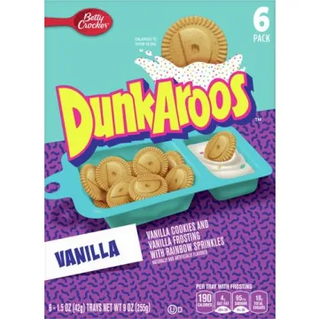 Dunkaroos Vanilla Cookies & Frosting 6 ct