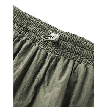 Xineicy Y2K Baggy Pants for Women Vintage Sweatpants Wide Leg Joggers Parachute Pants Hip Pop Cargo Pants