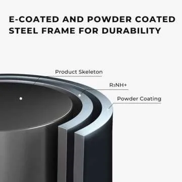 Grand patio Outdoor Side Table, 18-inch Small Round Side Table, Black Patio End Table with Adjustable Feet, Elegant Accent Side Table for Balcony Porch Deck Poolside