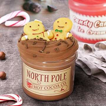 Advent Calendar 2024-24 Days of Slime and Charms Kit - Christmas Countdown Calendars Gifts for Girls Boys Kids Teens Toddlers