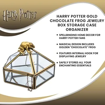 Harry Potter Gold Chocolate Frog Jewelry Box for Fans