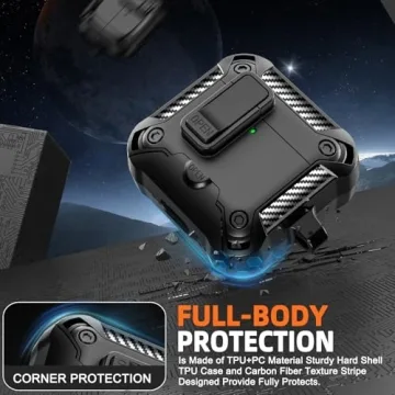 Polislime AirPods 4 Case with Phone Stand & Cleaner Kit