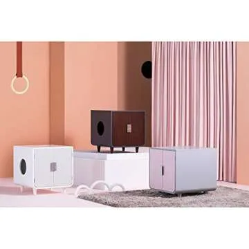 Staart Dyad Cat Litter Box Enclosure Stylish Side Table