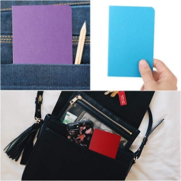 EOOUT 24pcs Mini Pocket Journals in 12 Colors for All Ages