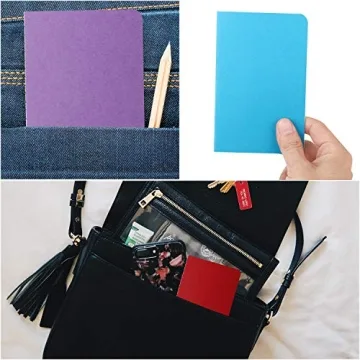 EOOUT 24pcs Mini Pocket Journals in 12 Colors for All Ages