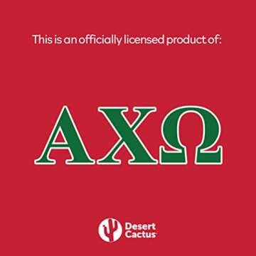 70's Themed Alpha Chi Omega Sticker Sheet - Vibrant & Durable