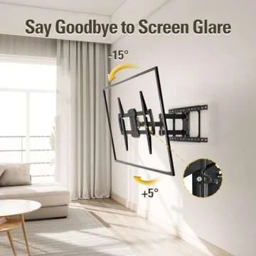Premium Full Motion TV Wall Mount for 42-84 Inch TVs