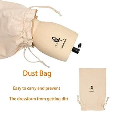 lavandeform Half Scale Dress Form 1:2 Miniature Sewing Half Size Mannequin. straightly into Body Inside,（Not Adult Full Size） Fully Pinnable Dressmaker Dummy. (beiges)