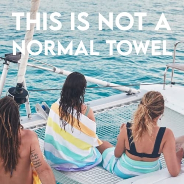 Dock & Bay Quick Dry Beach Towel - Eco-Friendly & Compact