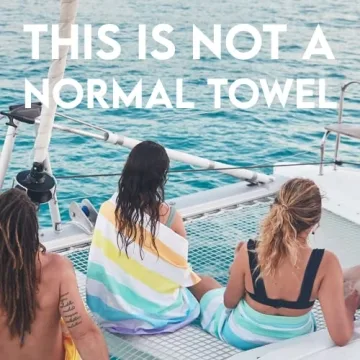 Dock & Bay Quick Dry Beach Towel - Eco-Friendly & Compact