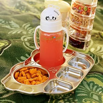 Innobaby Stainless Bus Plate for Healthy Eating Fun