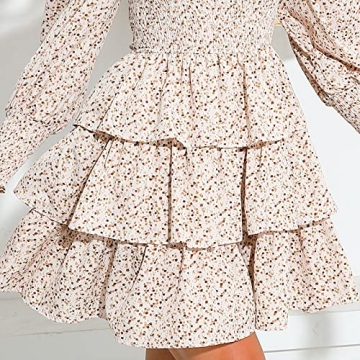 Elegant Byinns Square Neck Ruffle Dress for All Occasions