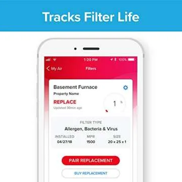 Filtrete 20x25x1, Smart Replenishable AC Furnace Air Filter, MPR 1500, Allergen, Bacteria & Virus, 2-Pack (exact dimensions 19.719 x 24.688 x 0.78)