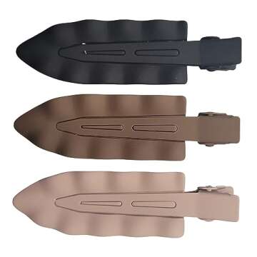 PINK PEWTER Creaseless Metal Hair Clip - 3pk | The Matte Pack | Creaseless Hair Pins - No Crease Hai...