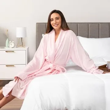 PAVILIA Women's Plush Fleece Bathrobe - Cozy, Soft, Elegant