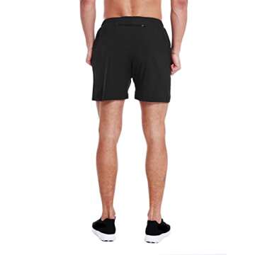 EZRUN Men's Lightweight Running Workout Shorts with Pockets