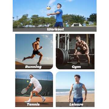 EZRUN Men's Lightweight Running Workout Shorts with Pockets