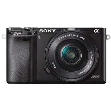 Sony Alpha a6000 Mirrorless Digital Camera with 16-50mm Lens (Black) + Sony E 55-210mm f/4.5-6.3 OSS E-Mount Lens 64GB Bundle 21 - International Version (No Warranty)