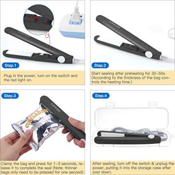 Potato Chips Bag Sealer Clip - Keep Snacks Fresher Longer