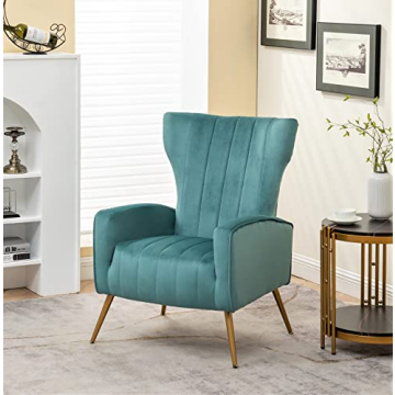Modern Velvet Accent Chair for Stylish Comfort and Design