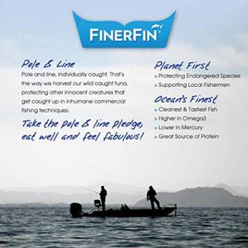 FinerFin Yellowfin Tuna Salad in Organic Olive Oil | Taster's Variety Pack | Premium Canned Tuna Fish with EVOO | Gourmet Ready-to-Eat Wild-Caught Fillets | 4.4oz can - 12 Pack