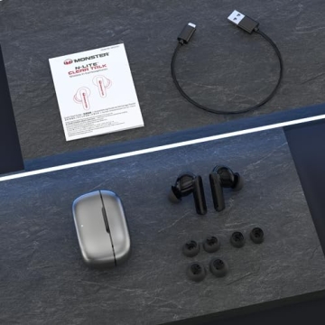 Monster N-Lite Wireless Earbuds - Waterproof & Long Lasting