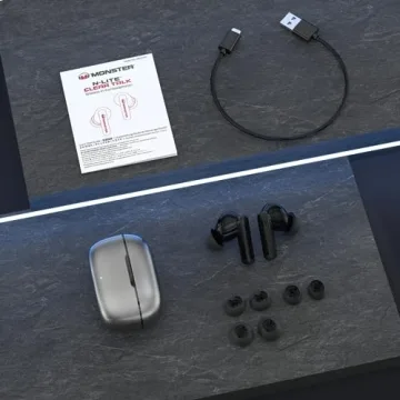 Monster N-Lite Wireless Earbuds - Waterproof & Long Lasting