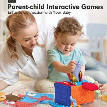 hahalad Montessori Tissue Box Baby Toy for Infants 6-12 Months