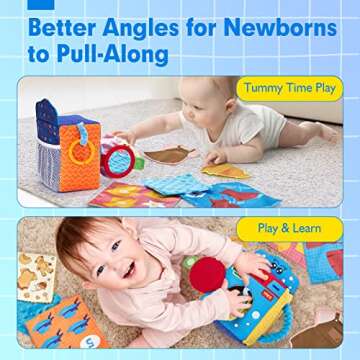 hahalad Montessori Tissue Box Baby Toy for Infants 6-12 Months