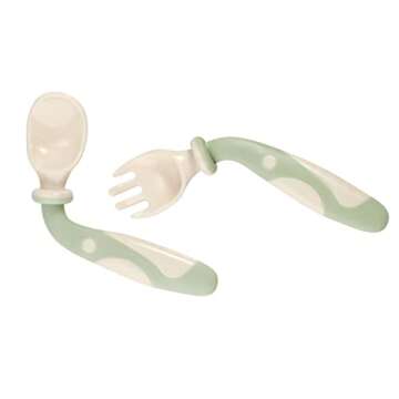 PandaEar Bendable Spoons and Forks Set for Self-Feeding