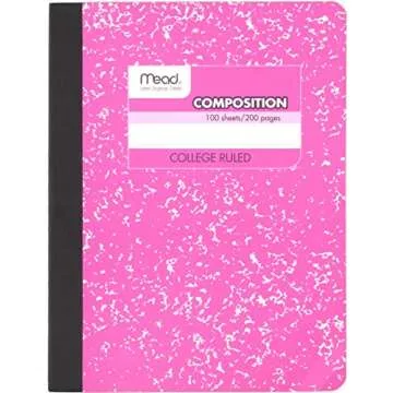 Cute Mead Composition Notebooks - 6 Pack Durable Set