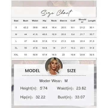 HOTOUCH Womens Button Up Office Dress Shirt Loose Drop Shoulder Blouse with Pockets White, Small, Long Sleeve